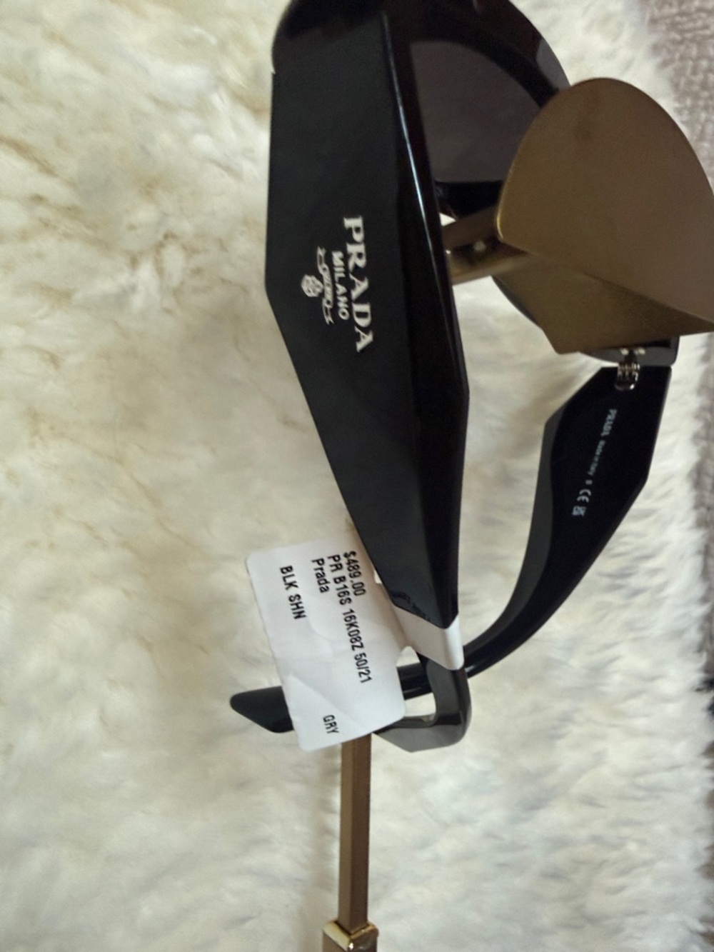 Prada Black Cat-Eye Sunglasses for Women NWT - Picture 3 of 8